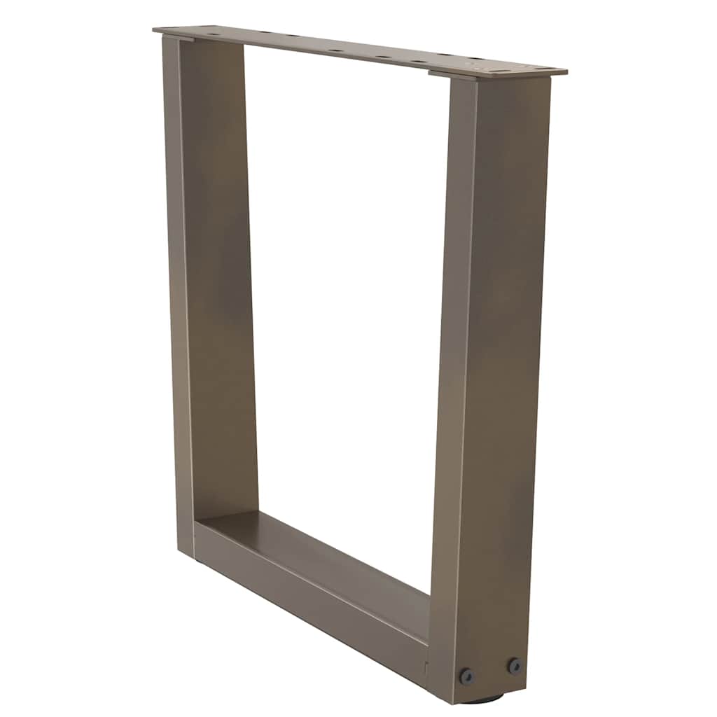 Couchtischbeine V-Form 2 Stück Naturstahl 50x(42-43,3) cm Stahl