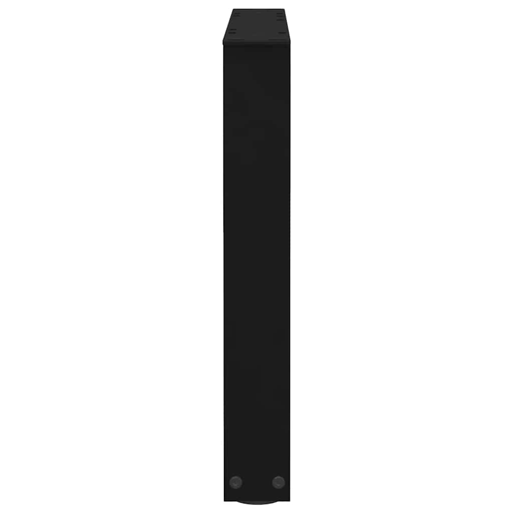 Couchtischbeine V-Form 2 Stück Schwarz 60x(42-43,3) cm Stahl