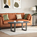 Couchtischbeine V-Form 2 Stück Anthrazit 60x(42-43,3) cm Stahl