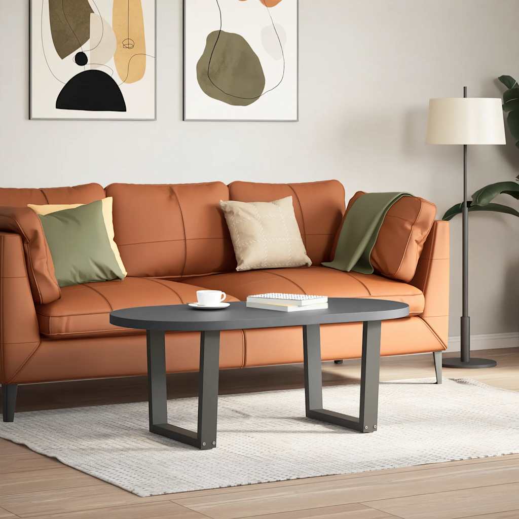 Couchtischbeine V-Form 2 Stück Anthrazit 60x(42-43,3) cm Stahl