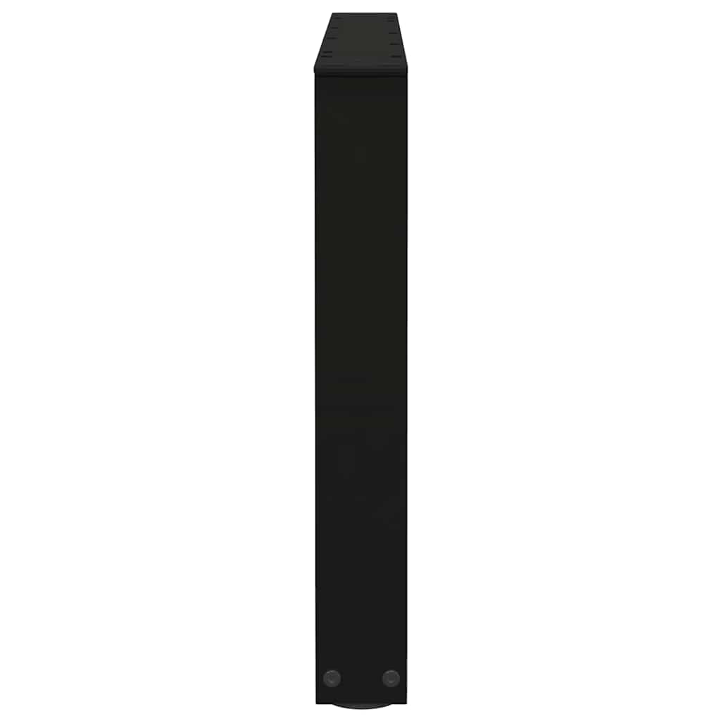 Couchtischbeine V-Form 2 Stück Schwarz 70x(42-43,3) cm Stahl