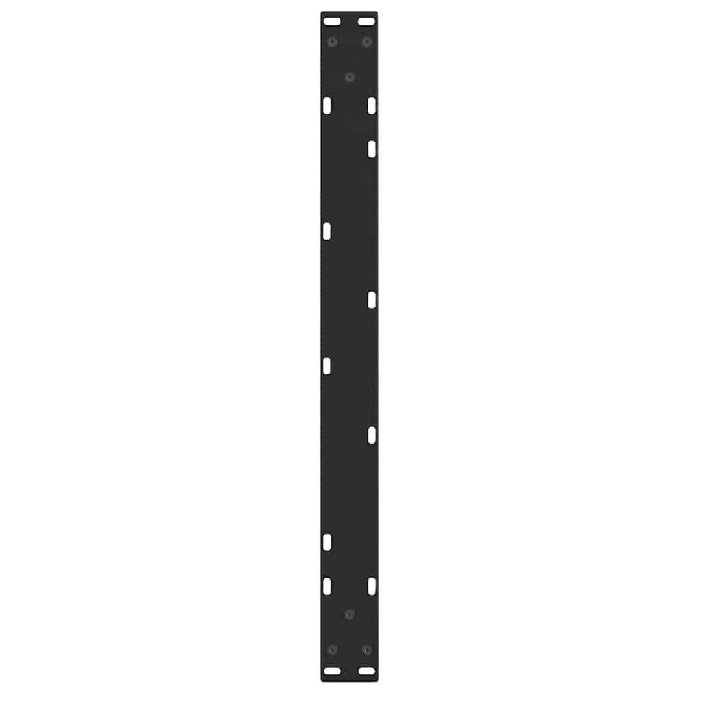 Couchtischbeine V-Form 2 Stück Schwarz 70x(42-43,3) cm Stahl