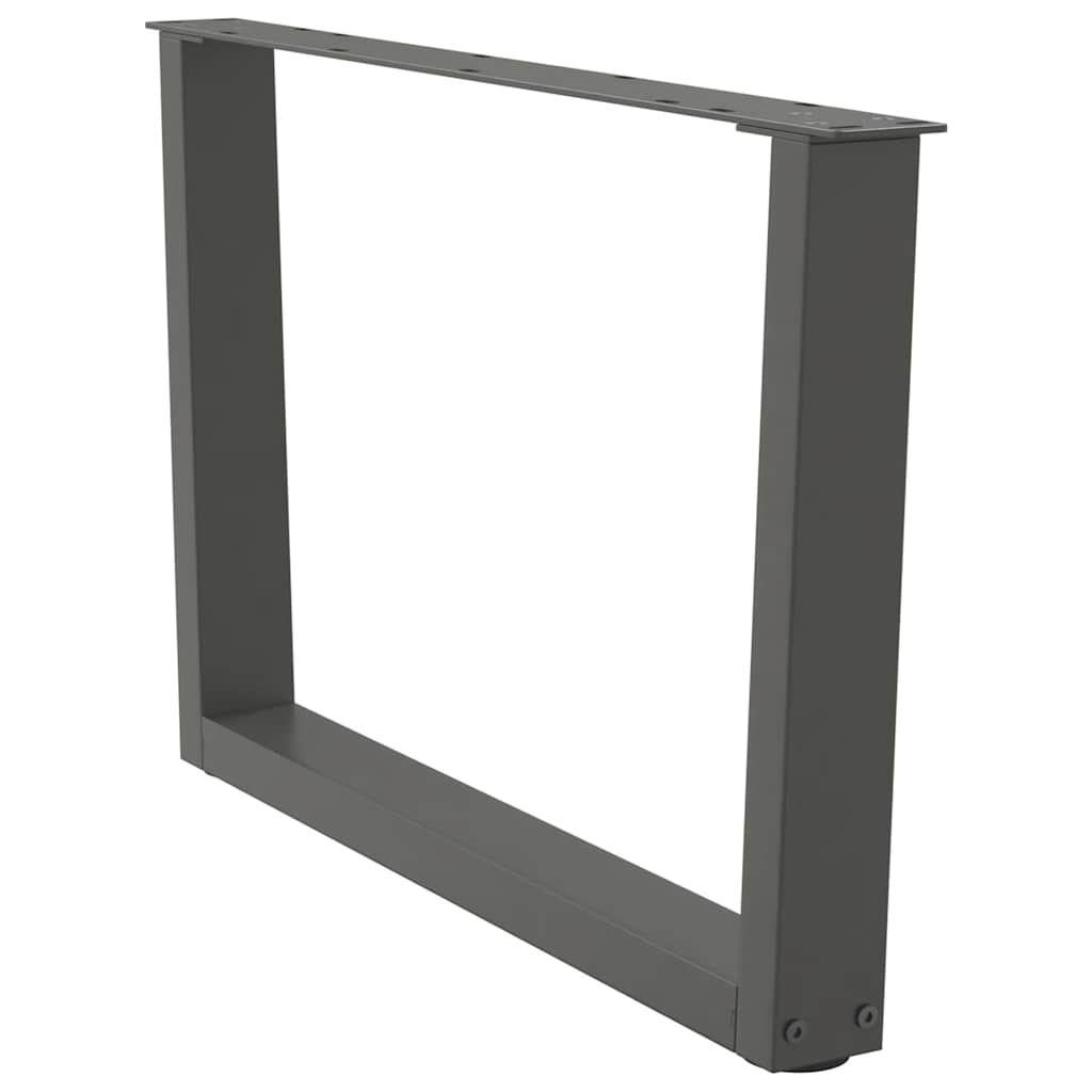 Couchtischbeine V-Form 2 Stück Anthrazit 70x(42-43,3) cm Stahl