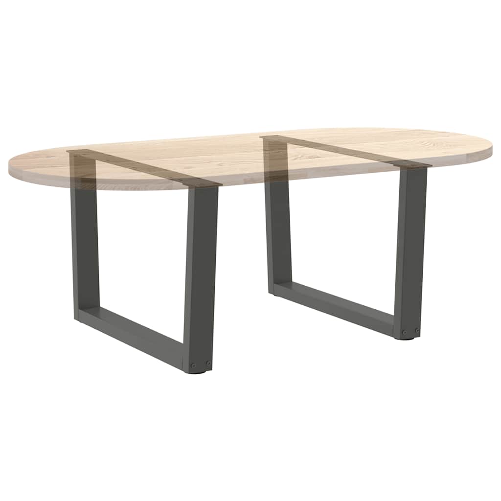 Couchtischbeine V-Form 2 Stück Anthrazit 70x(42-43,3) cm Stahl