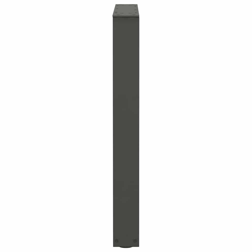 Esstisch Beine V-Form 2 Stück Anthrazit 60x(72-73,3) cm Stahl