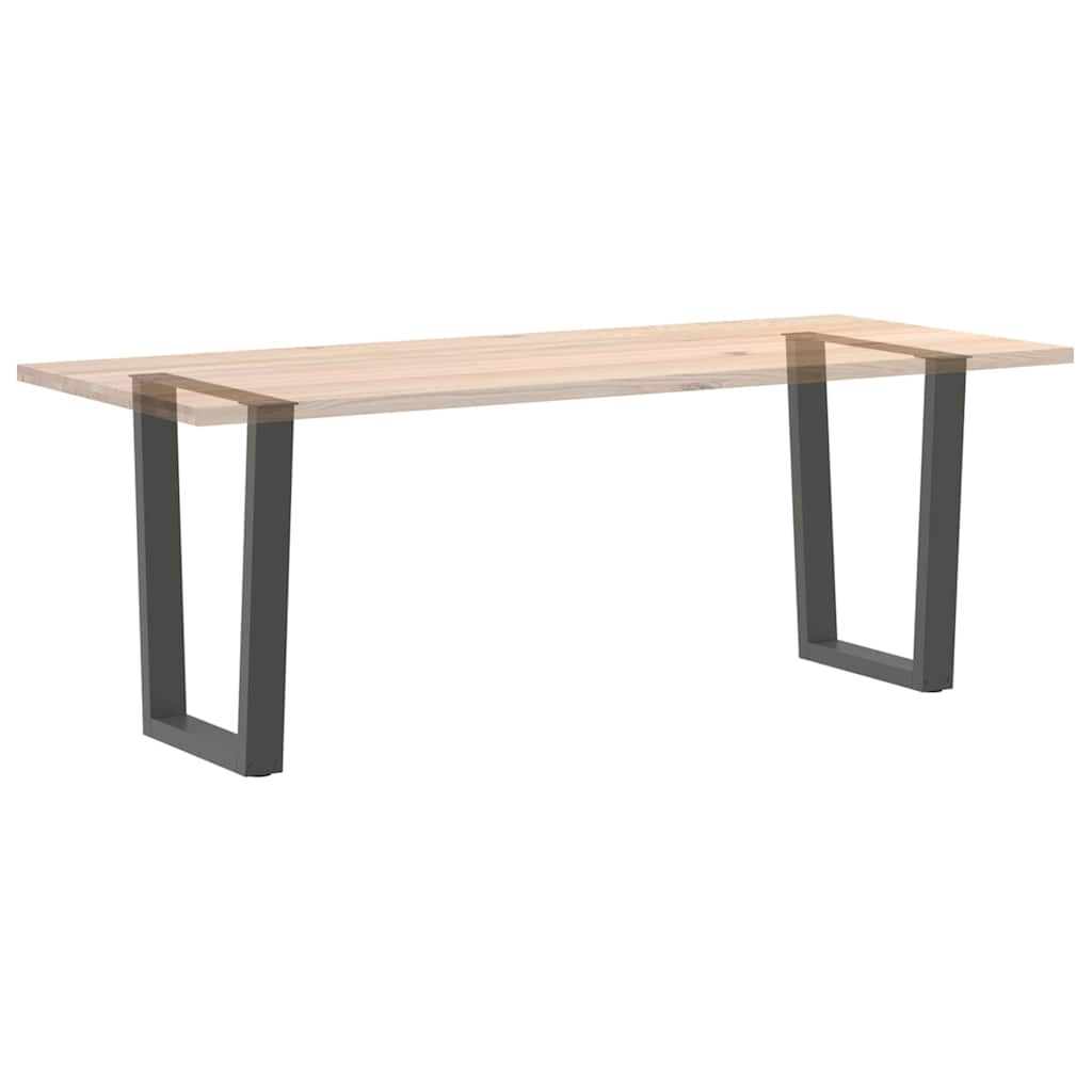 Esstisch Beine V-Form 2 Stück Anthrazit 60x(72-73,3) cm Stahl