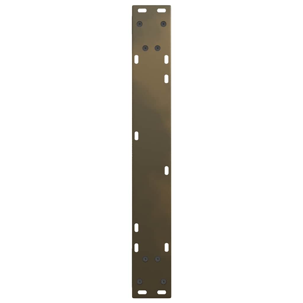 Esstischbeine V-Form 2 Stück Naturstahl 60x(72-73,3) cm Stahl