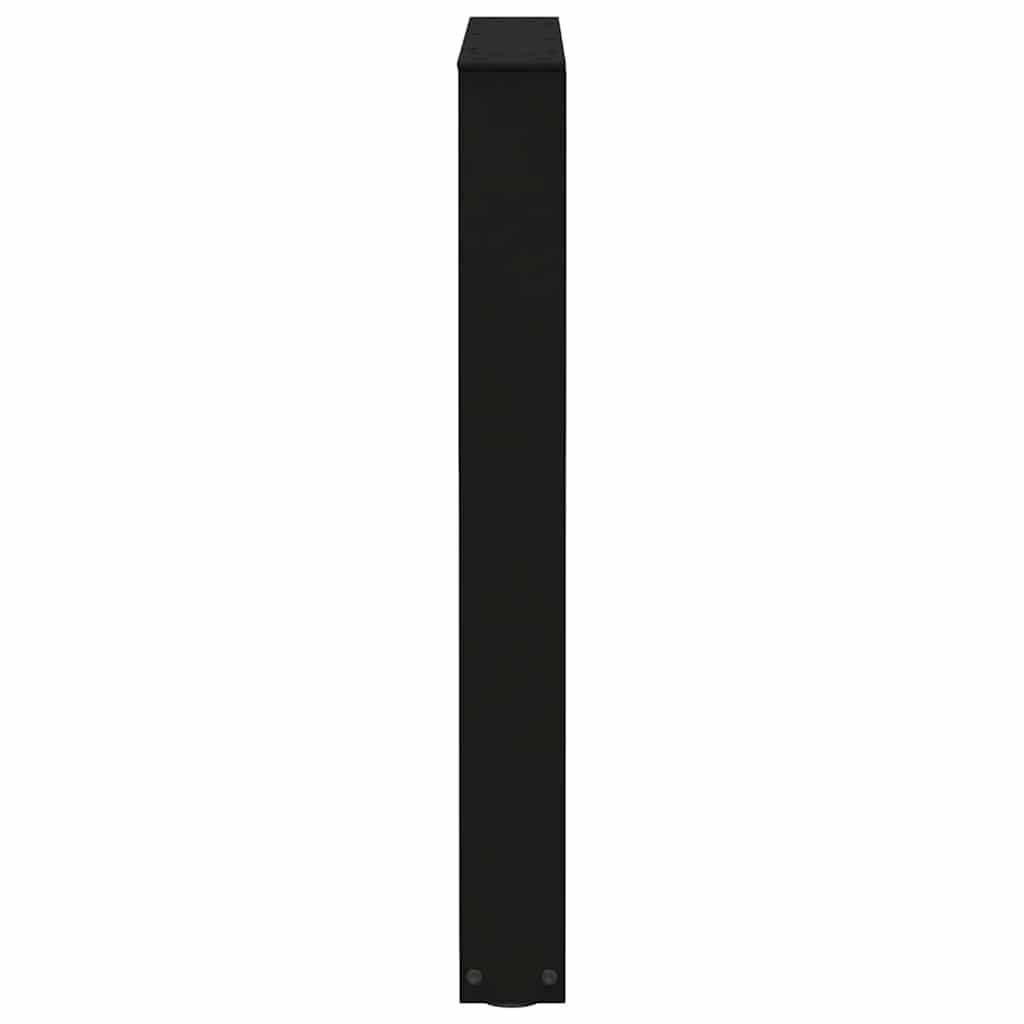 Esstisch Beine V-Form 2 Stück Schwarz 70x(72-73,3) cm Stahl