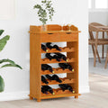 Weinregal Braun 58 x 28 x 90 cm Massives Kiefernholz