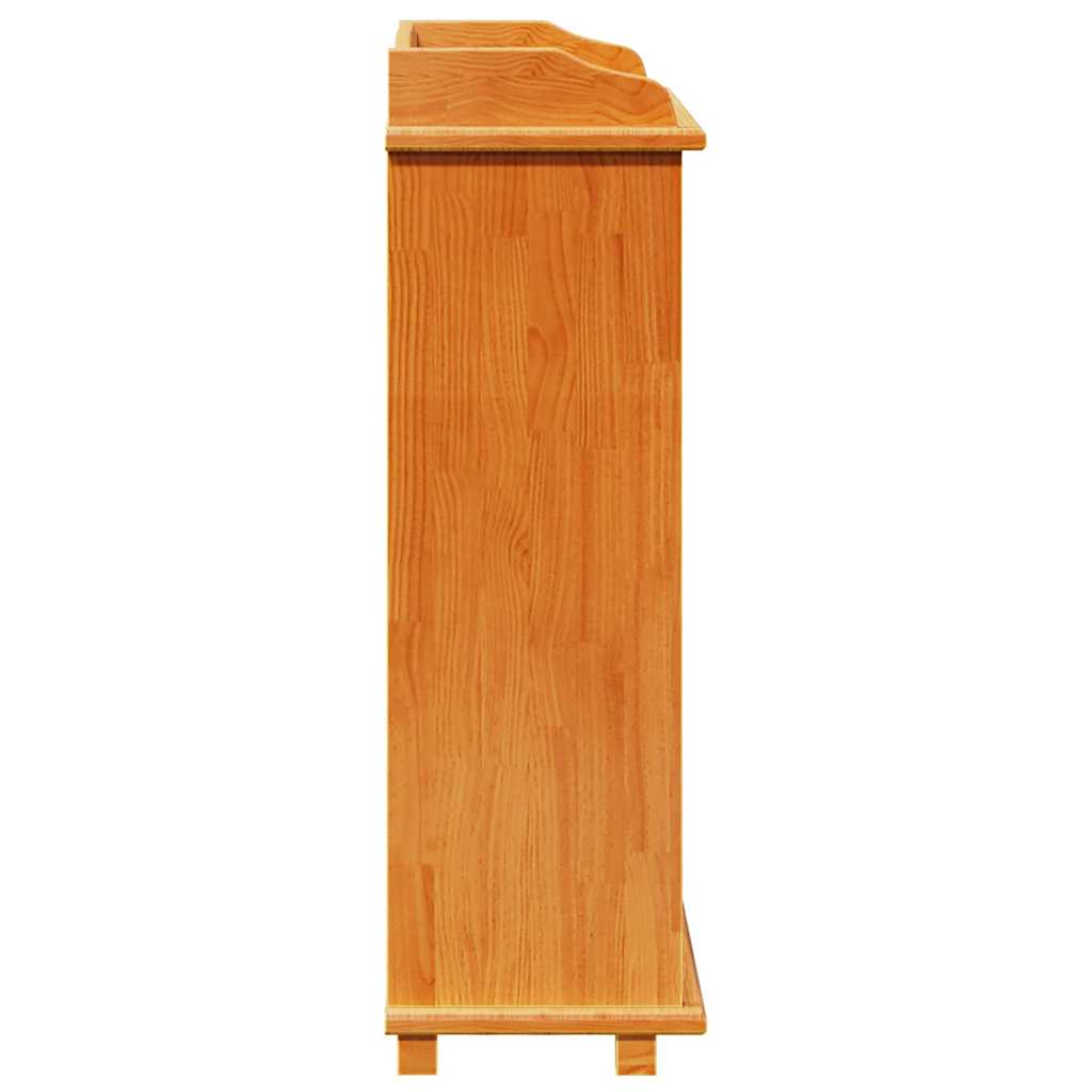 Weinregal Braun 58 x 28 x 90 cm Massives Kiefernholz