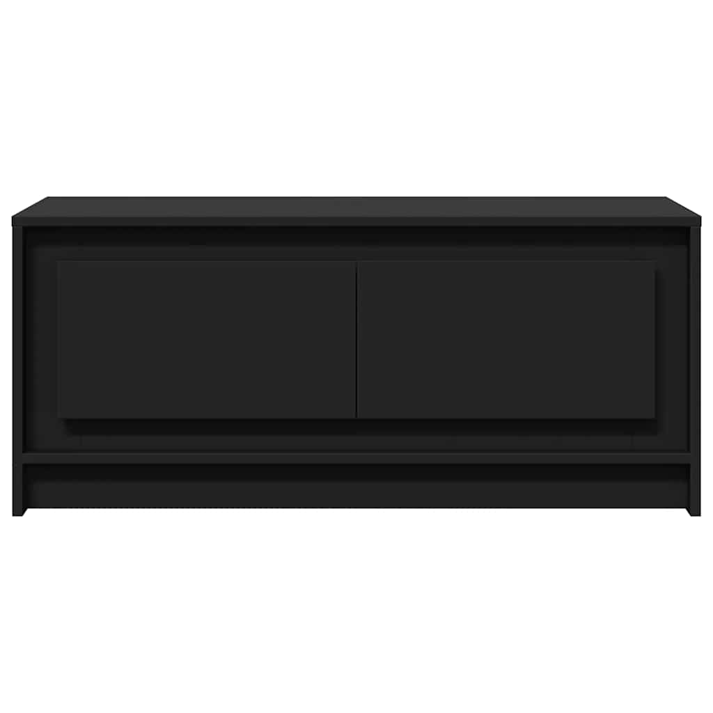 LED-Couchtisch Schwarz Holzwerkstoff