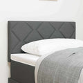 LED Kopfteil Grau 80 cm Stoff