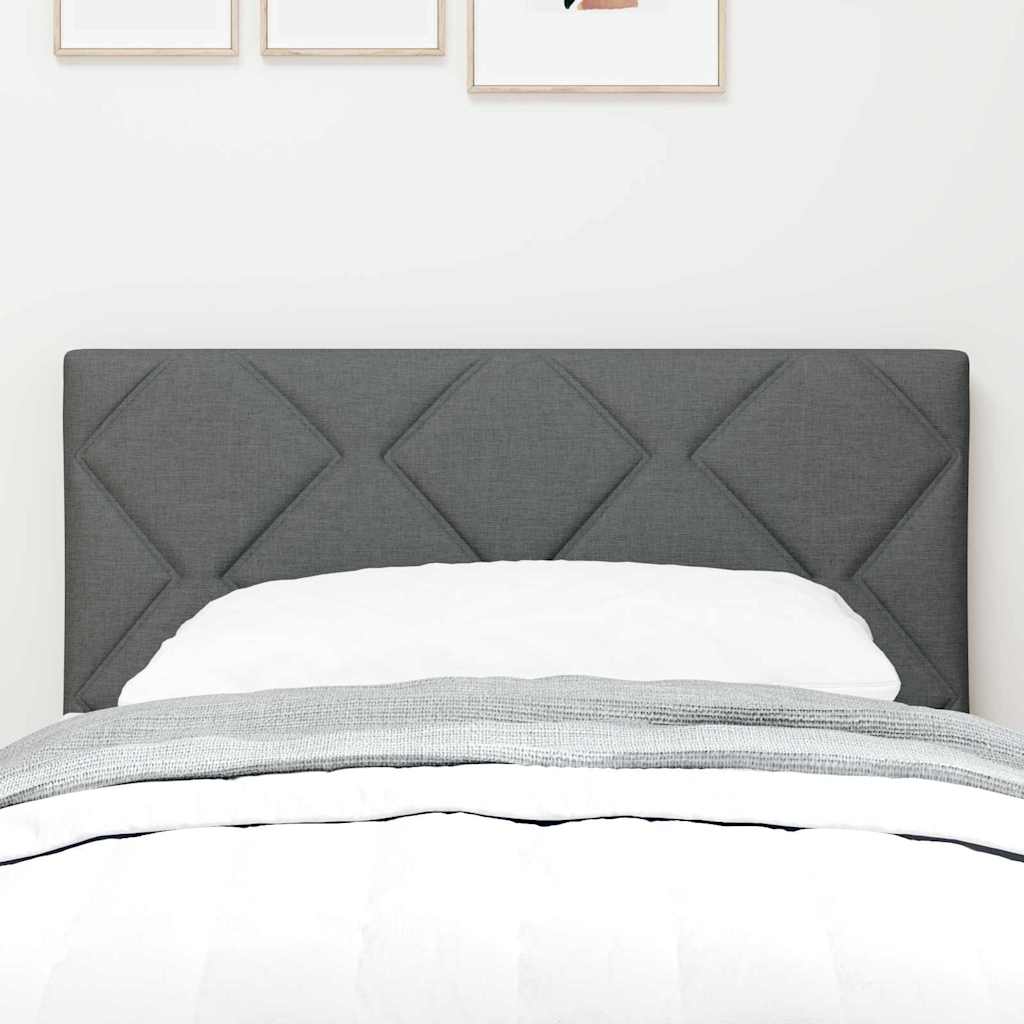 LED Kopfteil Grau 80 cm Stoff