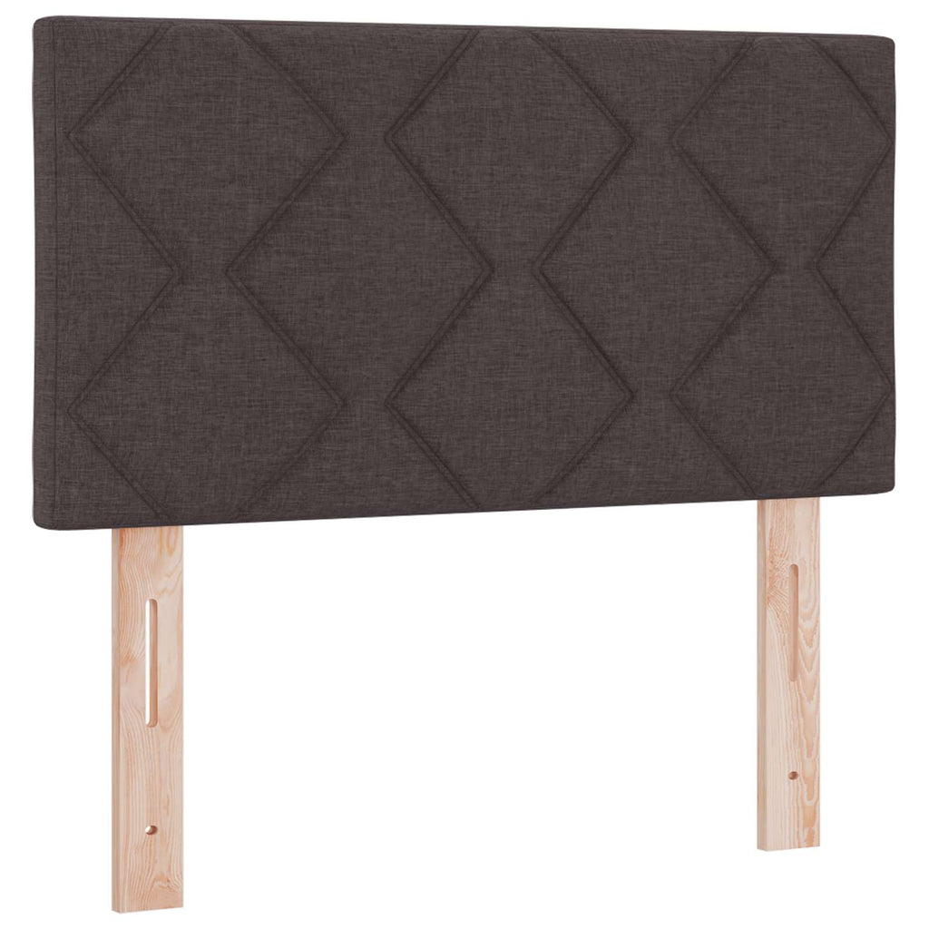 LED Kopfteil Braun 80 cm Stoff