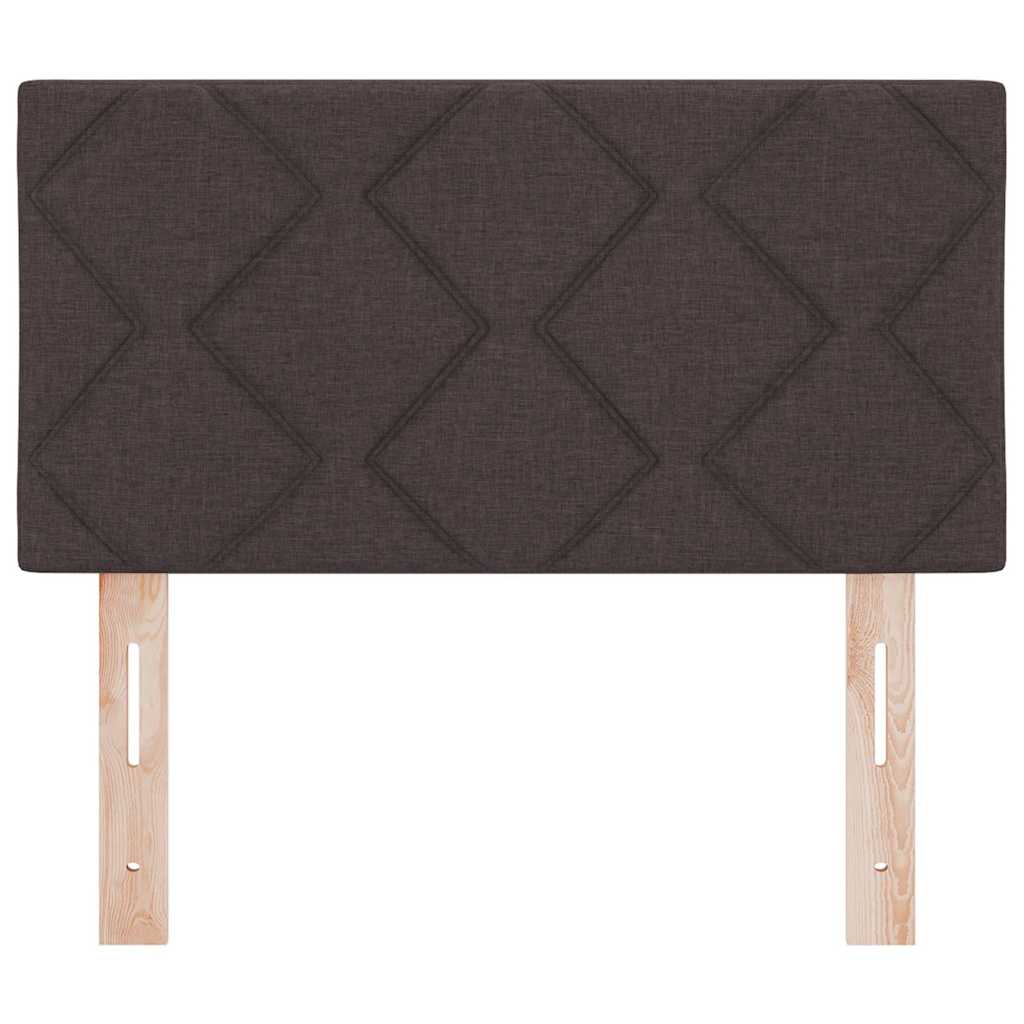 LED Kopfteil Braun 80 cm Stoff