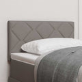 LED Kopfteil Taupe 80 cm Stoff