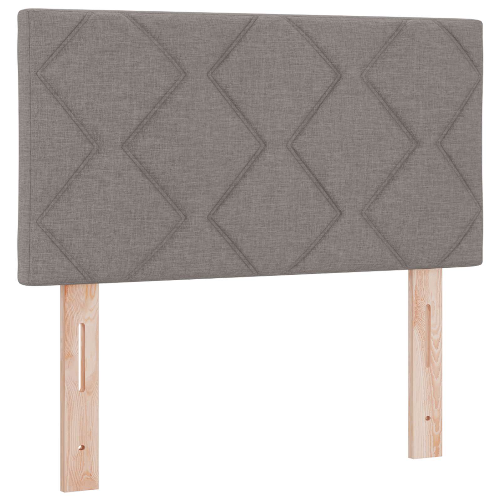 LED Kopfteil Taupe 80 cm Stoff