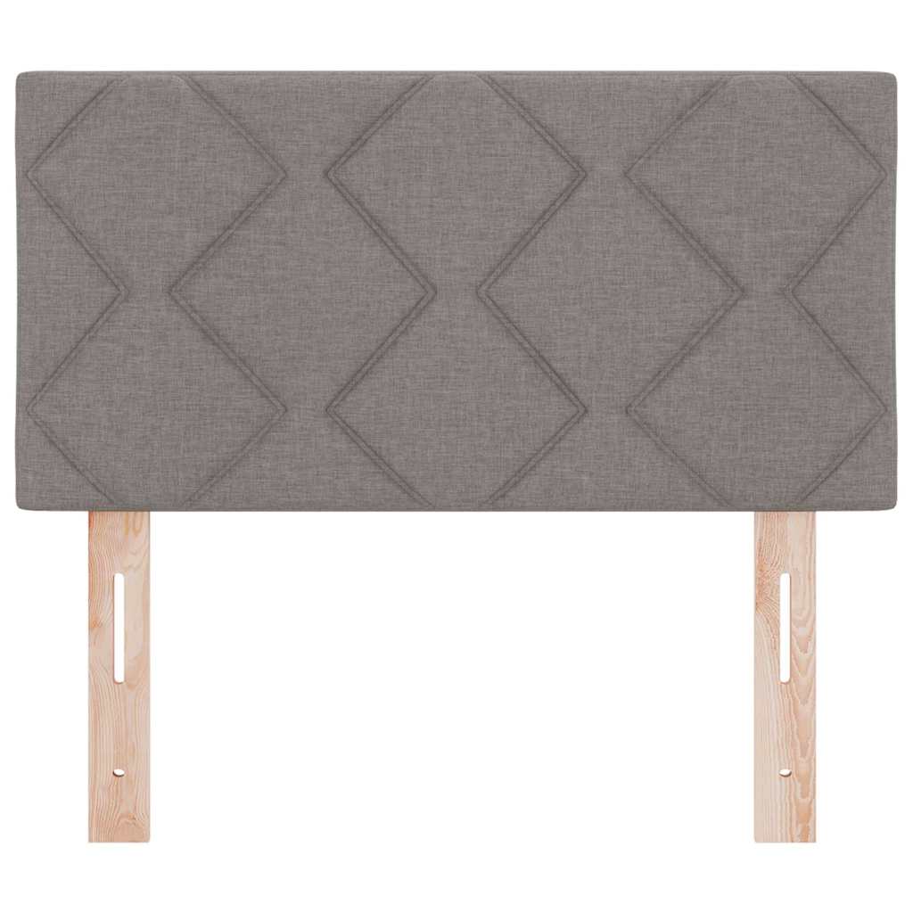LED Kopfteil Taupe 80 cm Stoff