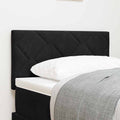 LED Kopfteil Schwarz 80 cm Samt