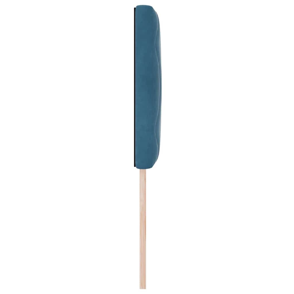 LED Kopfteil Dunkelblau 80 cm Samt
