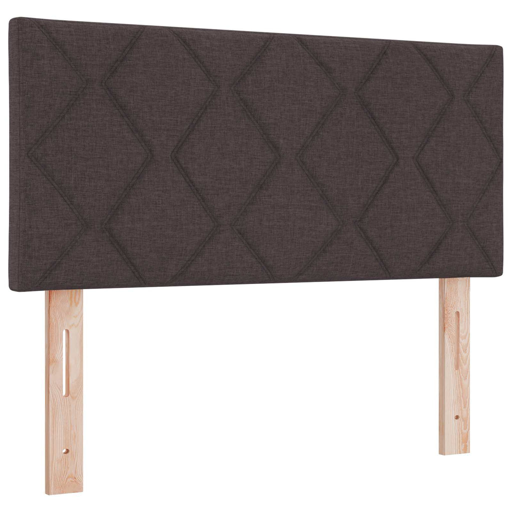 LED Kopfteil Braun 90 cm Stoff