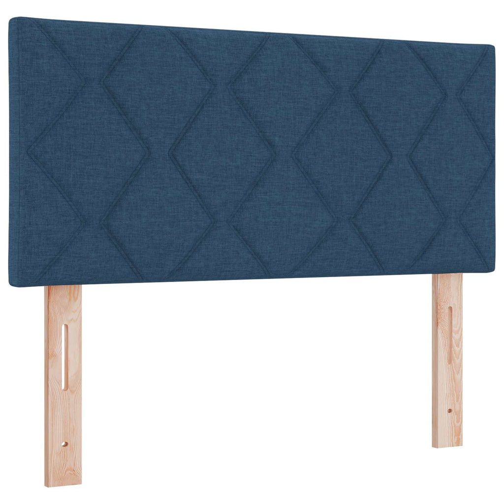 LED Kopfteil Blau 90 cm Stoff