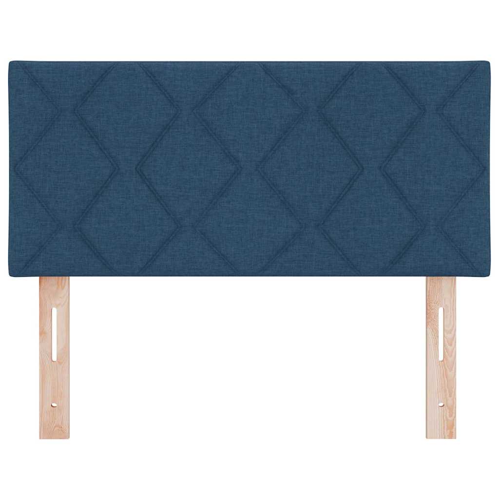 LED Kopfteil Blau 90 cm Stoff