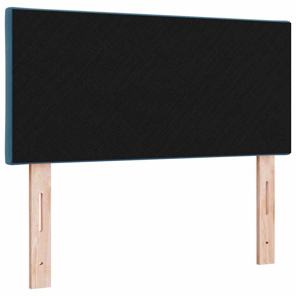 LED Kopfteil Dunkelblau 90 cm Samt