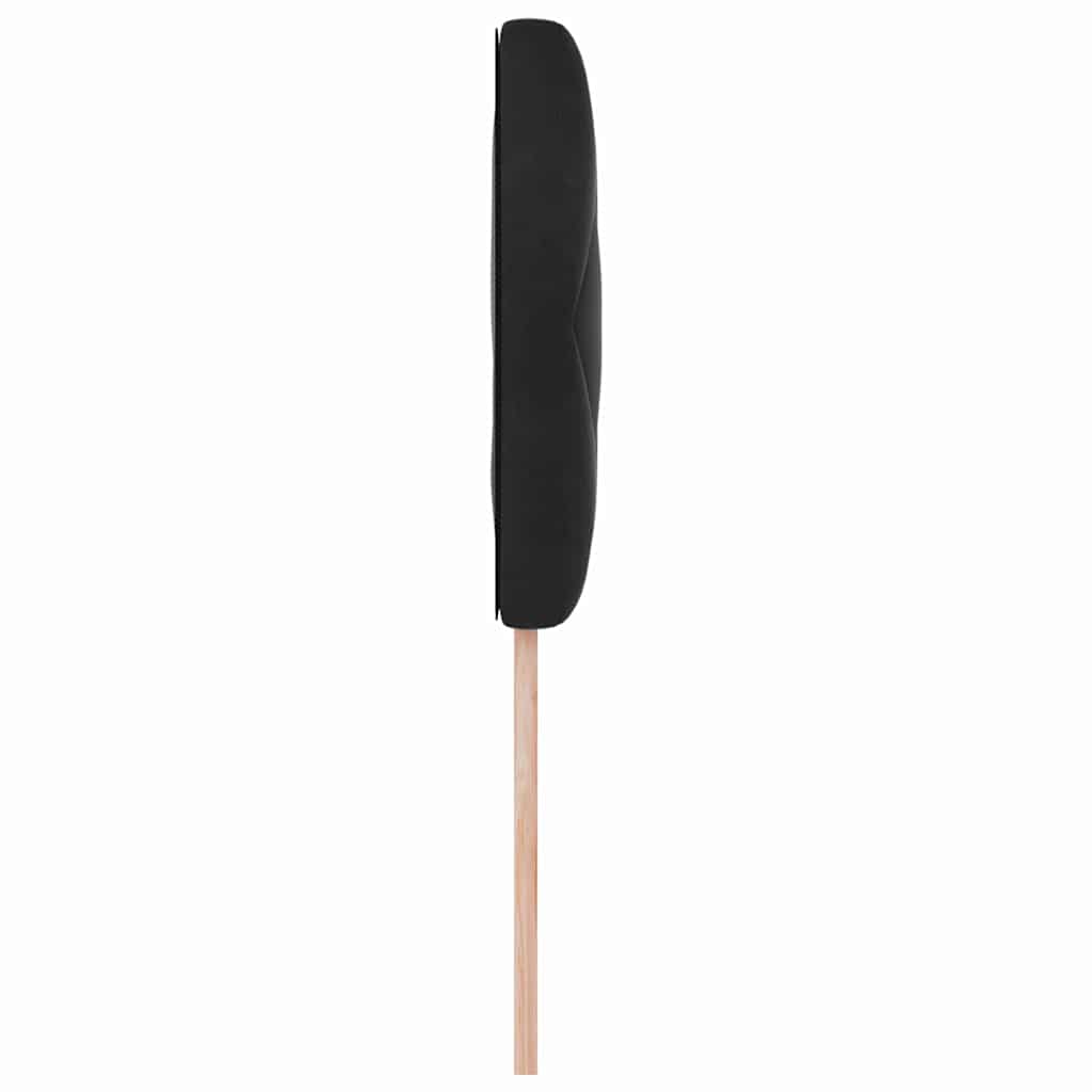 LED Kopfteil Schwarz 100 cm Samt