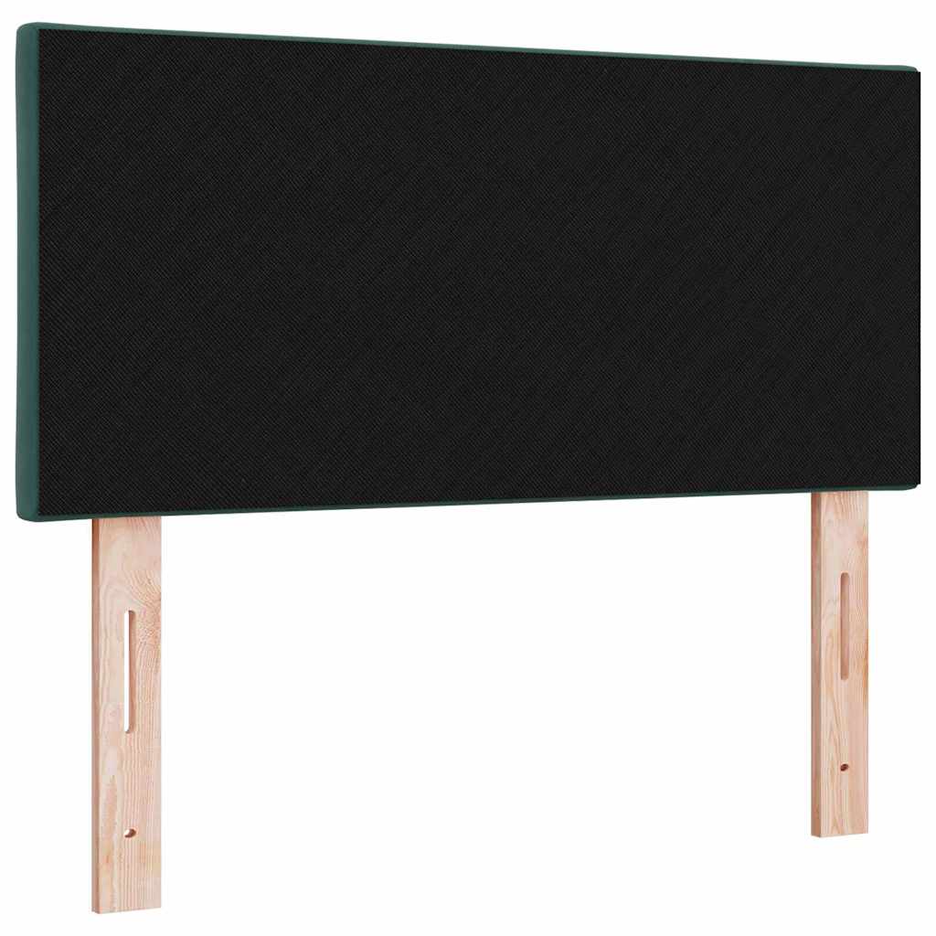 LED Kopfteil Dunkelgrün 100 cm Samt