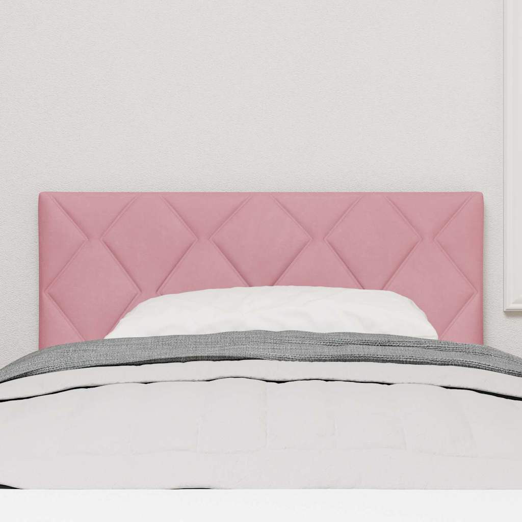 LED Kopfteil Rosa 100 cm Samt