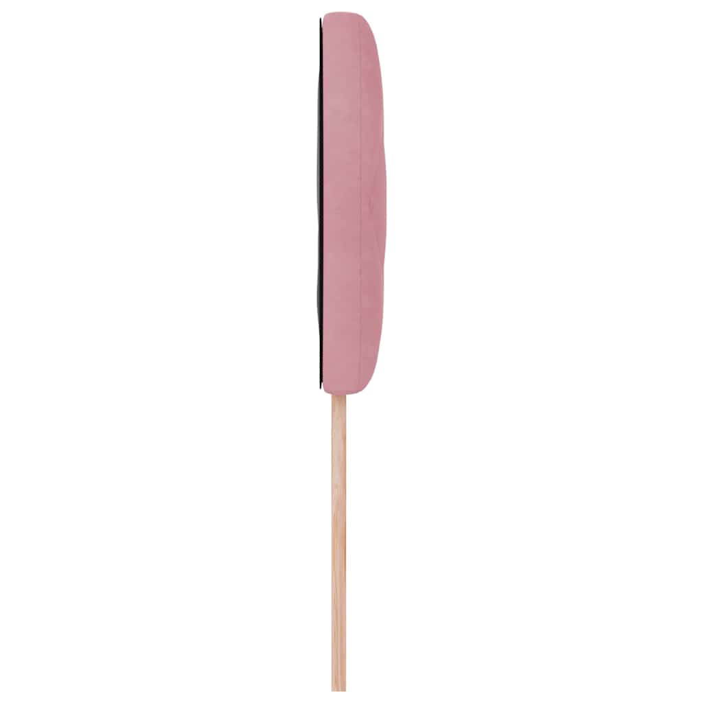 LED Kopfteil Rosa 100 cm Samt