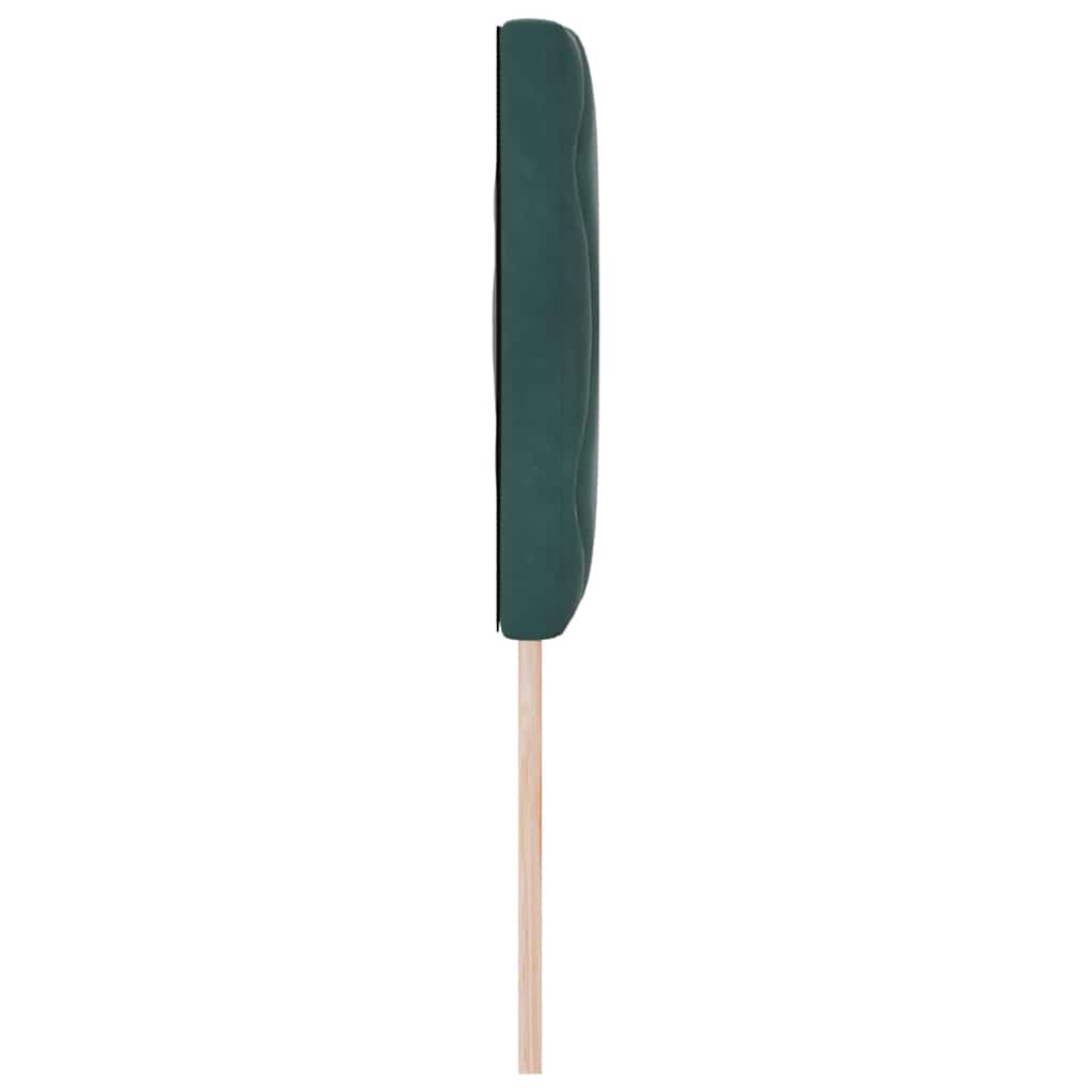 LED Kopfteil Dunkelgrün 144 cm Samt