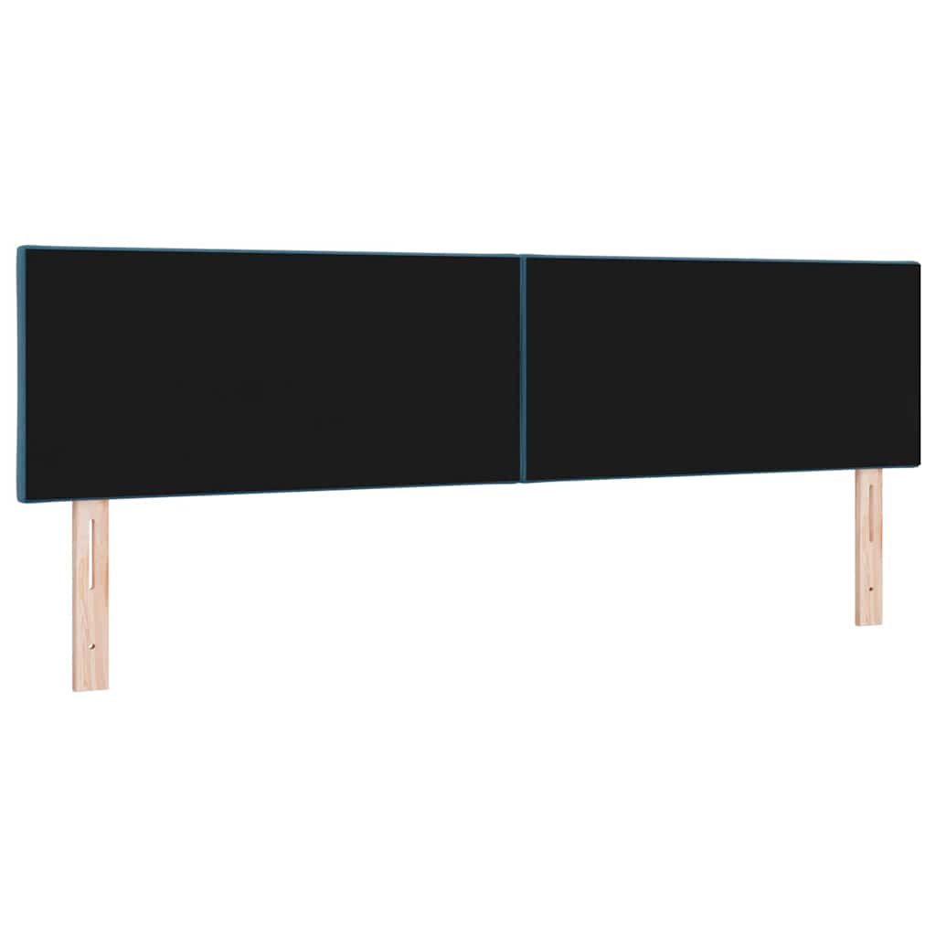 LED Kopfteil Dunkelblau 180 cm Samt