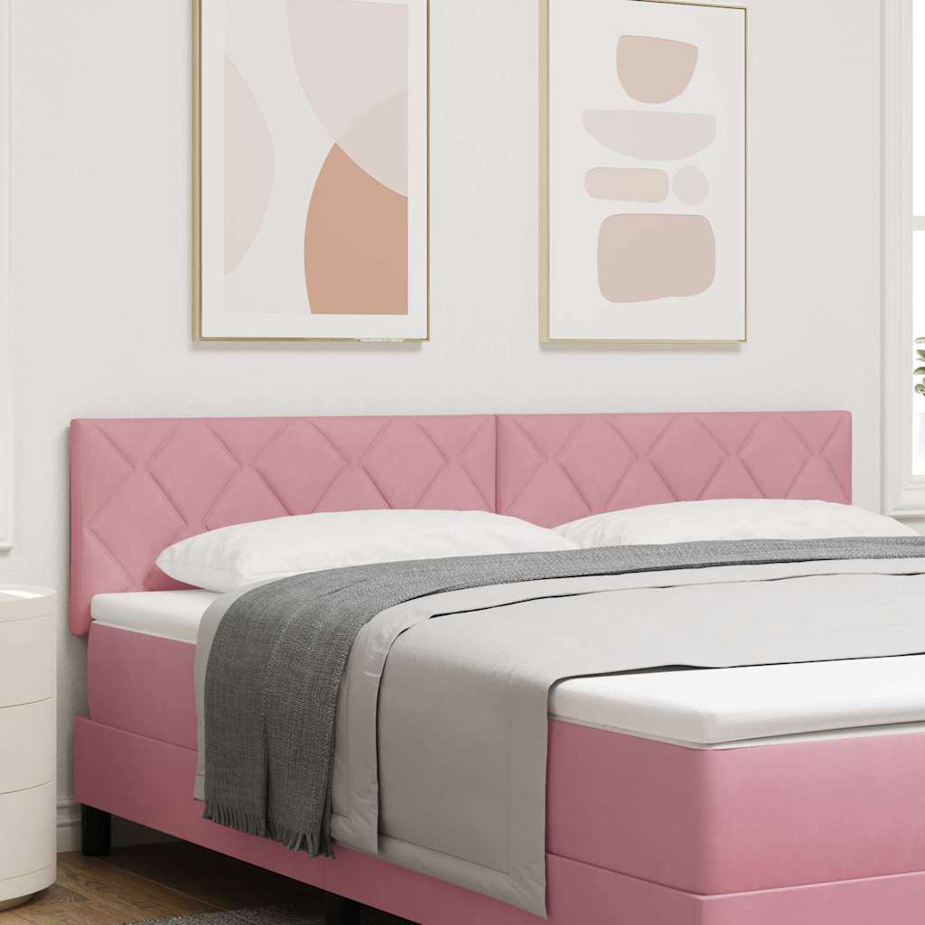 LED Kopfteil Rosa 180 cm Samt