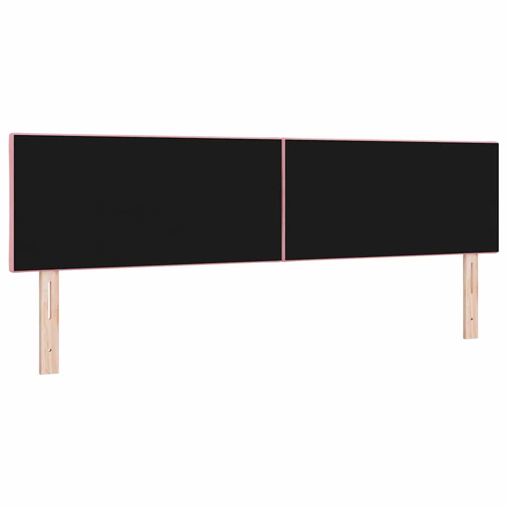 LED Kopfteil Rosa 180 cm Samt