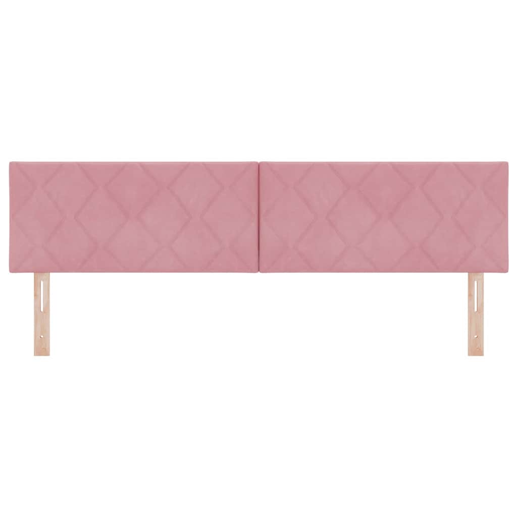 LED Kopfteil Rosa 180 cm Samt