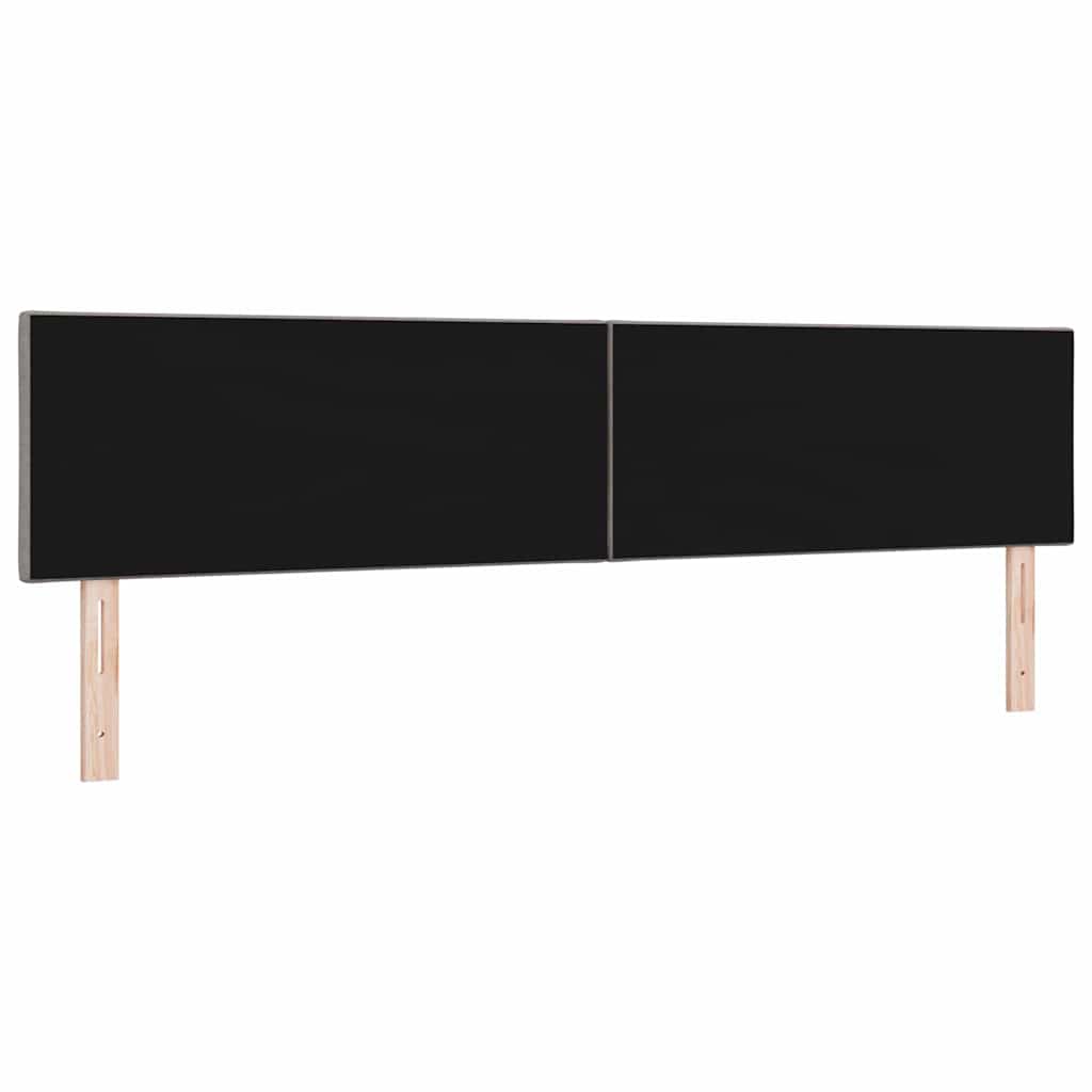 LED Kopfteil Taupe 200 cm Stoff