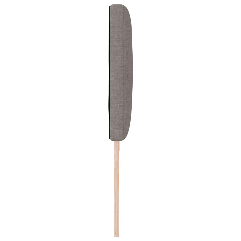 LED Kopfteil Taupe 200 cm Stoff
