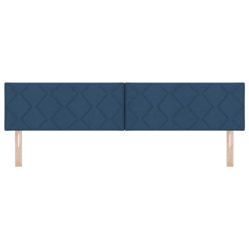 LED Kopfteil Blau 200 cm Stoff
