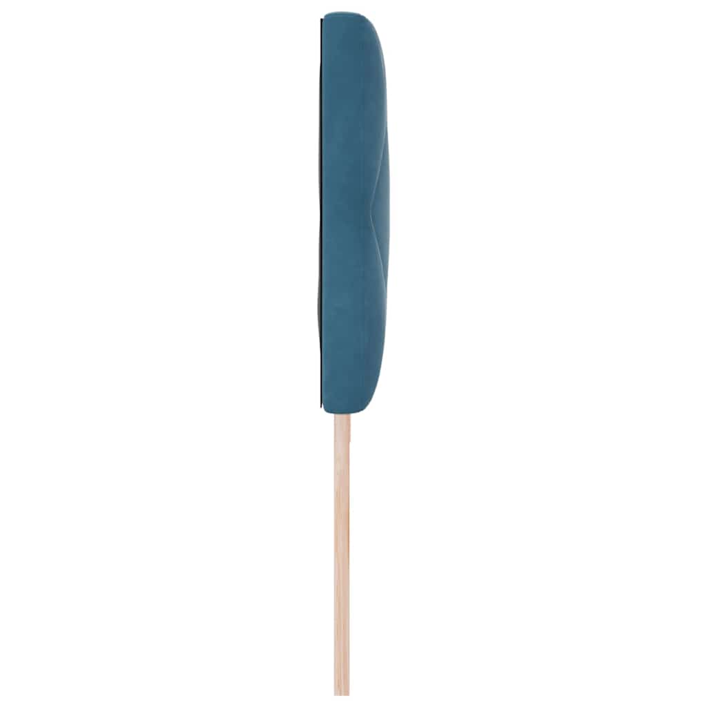 LED Kopfteil Dunkelblau 200 cm Samt