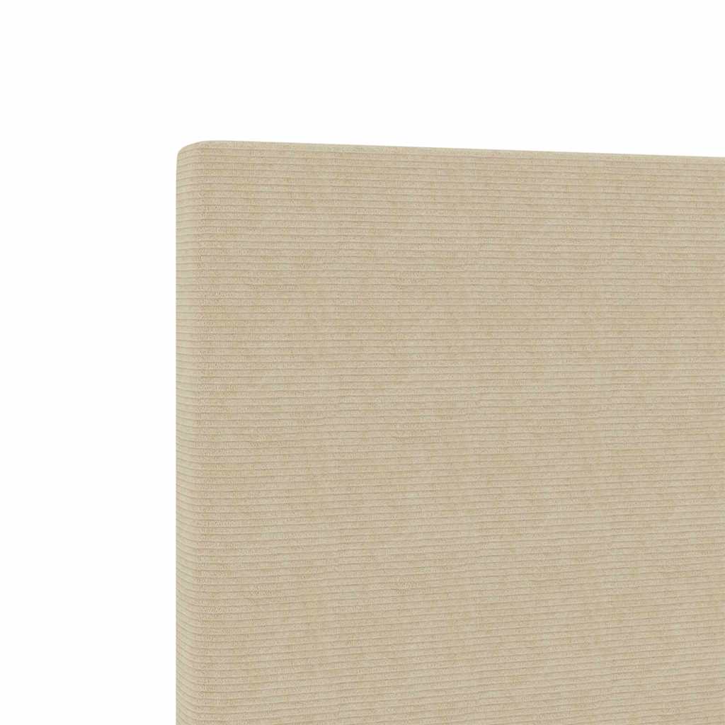 LED Kopfteil mit LED-Lichtleisten Grau-Grün 160 cm Cordstoff
