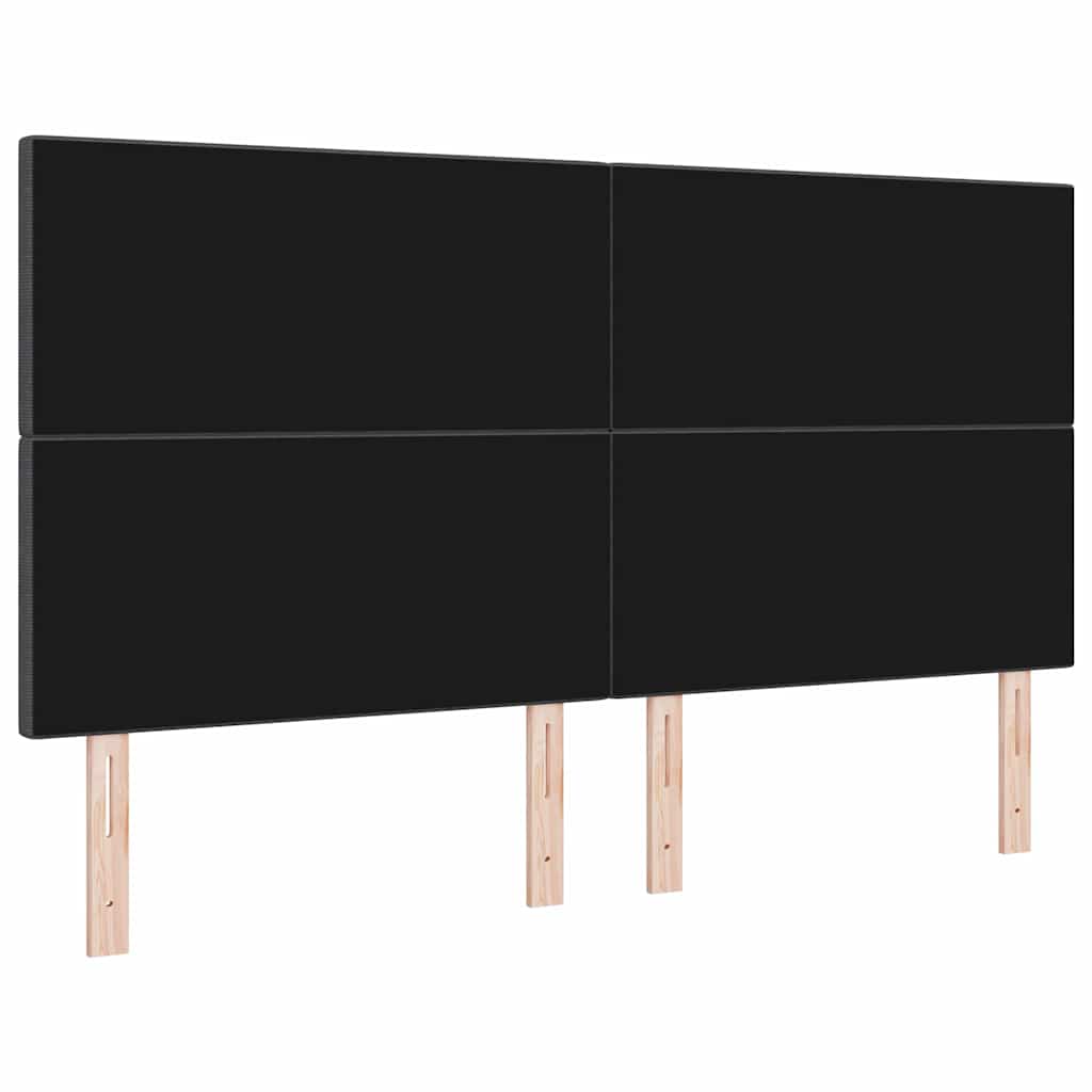 LED Kopfteil mit LED-Lichtleisten Dunkelgrau 180 cm Cordstoff