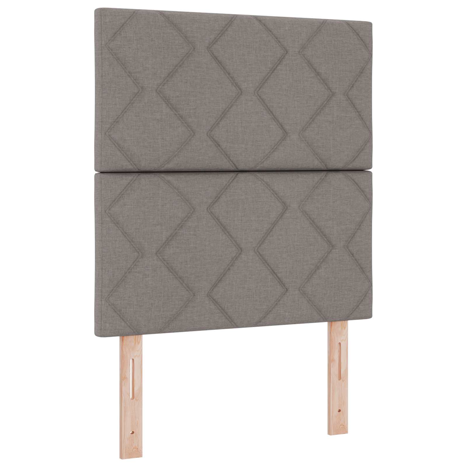LED Kopfteil Taupe 80 cm Stoff