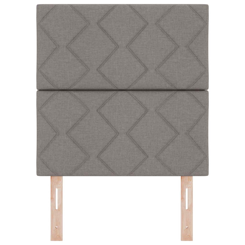 LED Kopfteil Taupe 80 cm Stoff
