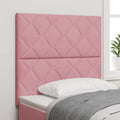 LED Kopfteil Rosa 90 cm Samt