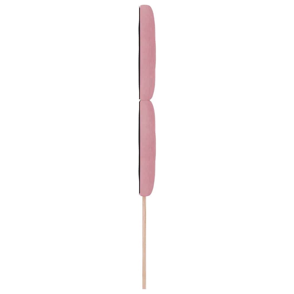 LED Kopfteil Rosa 90 cm Samt