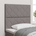 LED Kopfteil Taupe 100 cm Stoff
