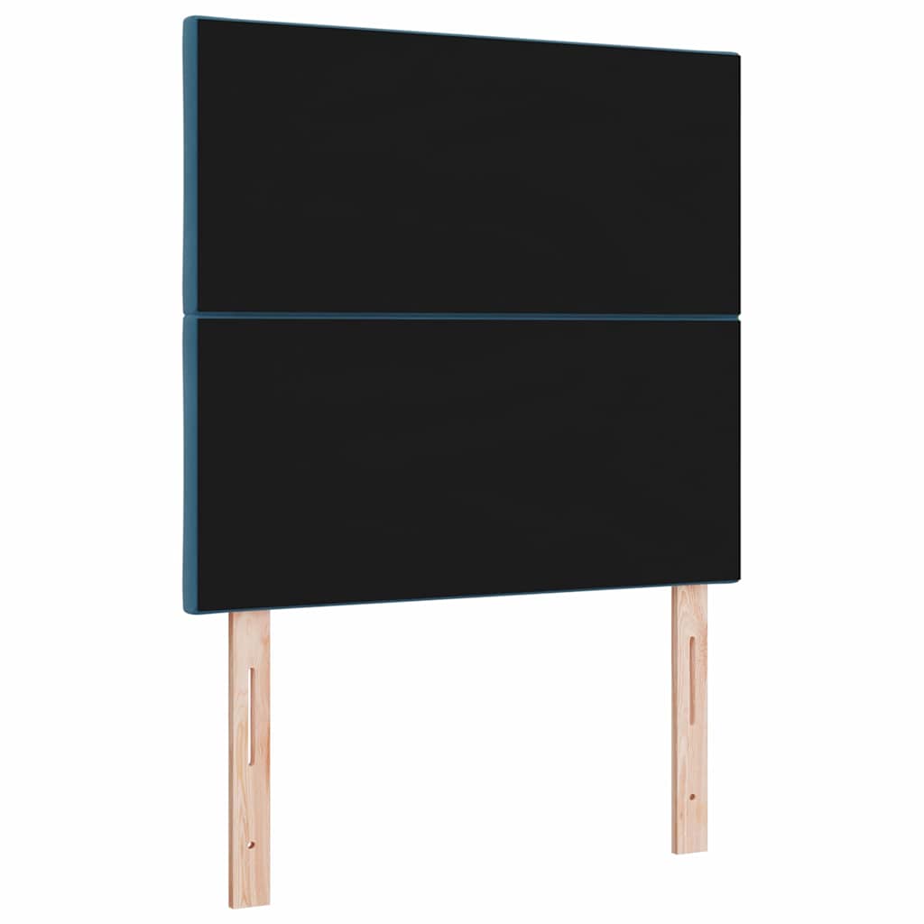 LED Kopfteil Dunkelblau 100 cm Samt