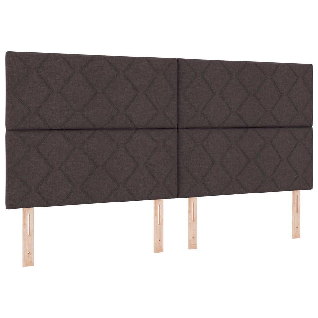 LED Kopfteil Hellgrau 200 cm Stoff